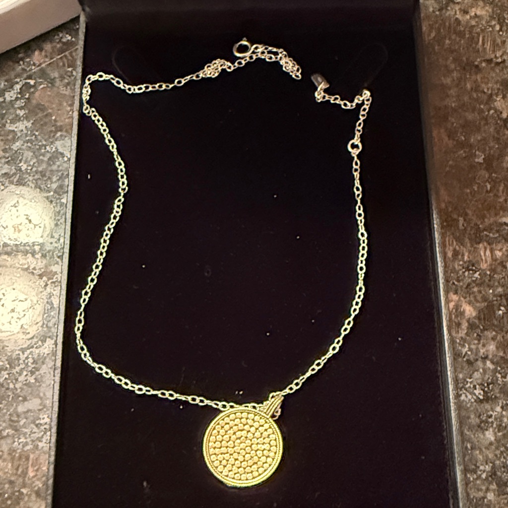 Anna Beck Strength Pendant Necklace Reversible 300$